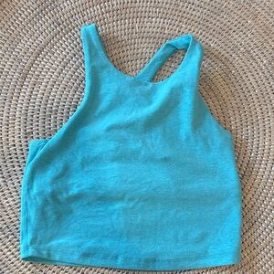 Beyond Yoga Turquoise Crop Top
